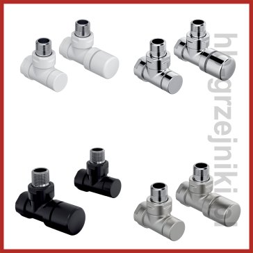 Zestaw zaworowy Zehnder kątowy (typ B)