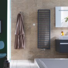 Grzejnik Zehnder Quaro z grzałką QAM-100-045 / GD czarny mat